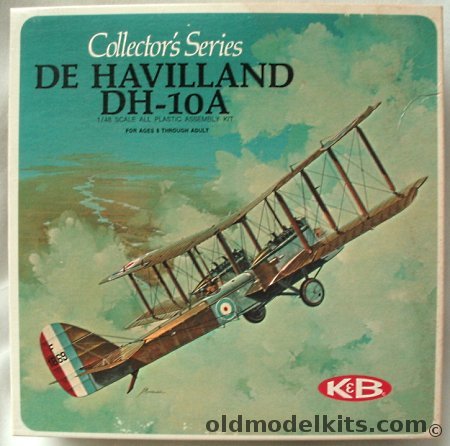 Aurora-KB 1/48 De Havilland DH-10A Bomber - Collector's Edition Issue, 1125-300 plastic model kit